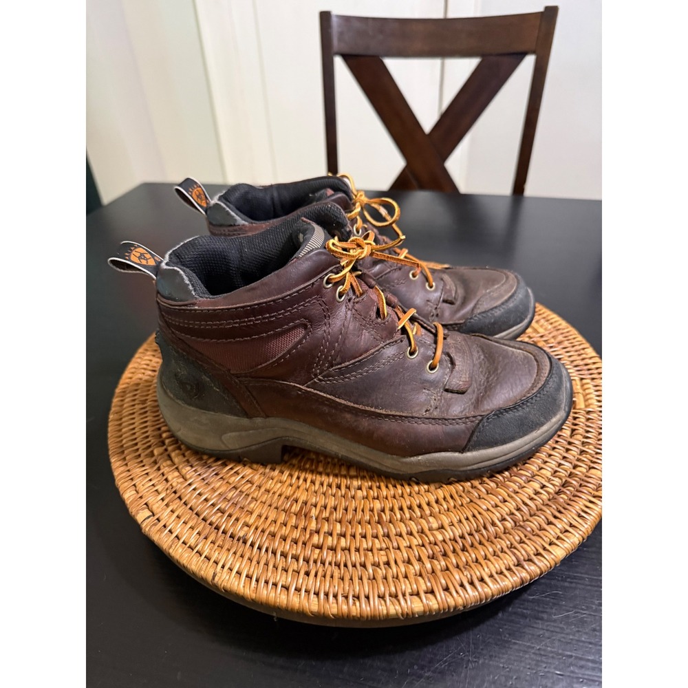 Ariat Terrain H2O Brown Leather Waterproof Hiking Boots Womens